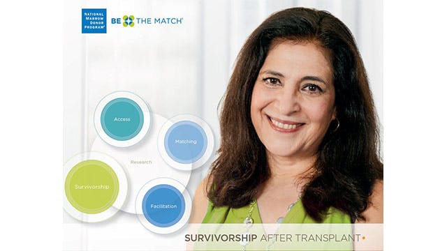 women smiling at camera, survivorship after transplant
